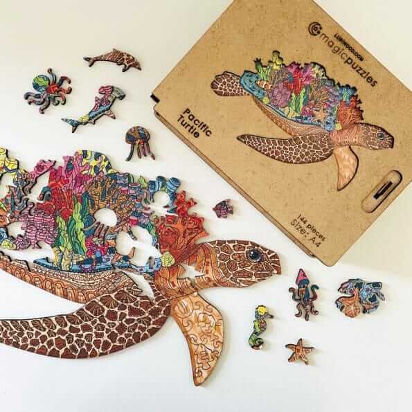 Lubiwood magic puzzle Pacific Turtle