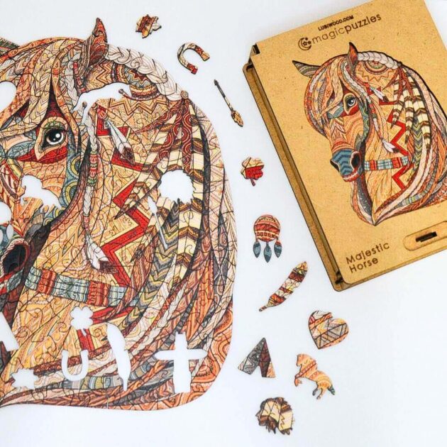 Lubiwood Ξύλινα Puzzle Majestic horse